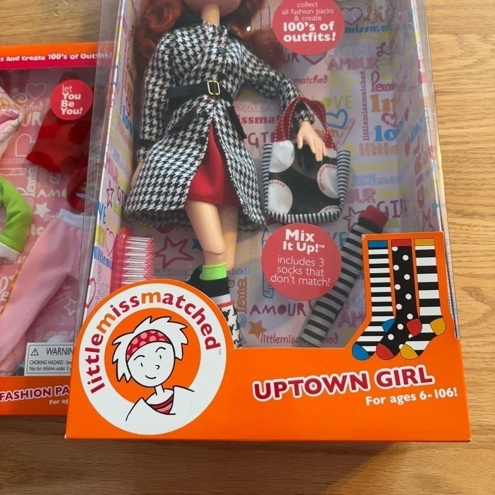 Vintage Uptown Girl Little Miss Matched Doll NEW W/ Outfit Set 32 Outfits